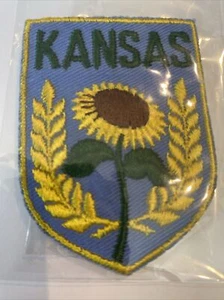 Vintage Kansas Sunflower Souvenir Patch. Never Used - Picture 1 of 3
