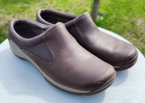 Merrell Espresso Encore Q2 Damen-Leder-Pantoletten Slipper Pantoletten Clogs braun 7,5 - Bild 1 von 7