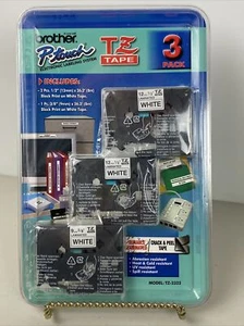 Nastro BROTHER P-TOUCH TZ confezione da 3 1/2" e 3/8" sigillato in fabbrica TZ-2322 - Foto 1 di 7