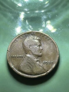 1920 P Lincoln Wheat Cent Lamination Break Strike Through - Picture 1 of 9