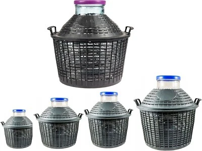 Weinballon mit weitem Hals Glasballon Weithalsballon Gärballon, Gärbehälter - Bild 1 von 4