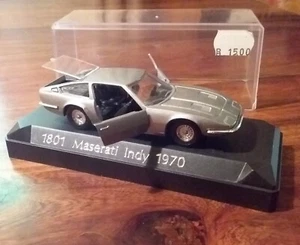 1:43 Solido Maserati Indy 1970 mit Box. Rarität in Silber - Bild 1 von 8