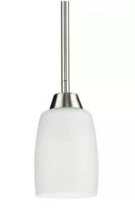 Progress Lighting Wisten 4 in. 1-Light Brushed Nickel Modern Mini Pendant Light - Picture 1 of 13