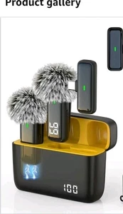Micrófono Inalámbrico para iPhone Android Micrófono Lavalier USB C Tipo C - Imagen 1 de 16