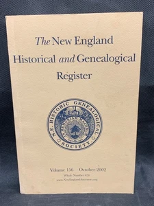 Documento del Registro Histórico y Genealógico de Nueva Inglaterra Volumen 156 Octubre 2002 - Imagen 1 de 7