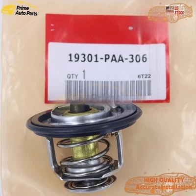 OEM Honda Thermostat and Gasket Accord Prelude Integra CRV Civic 19301-PAA-306 - Image 1 of 4