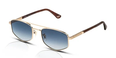 Police Nuevo Cruce de Caminos 3 SPLQ84 Gafas de Sol 200B Brillante Endura Oro / - Imagen 1 de 2