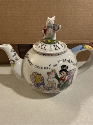 ALICE IN WONDERLAND 2015 MAD HATTER TEAPOT BY PAUL CARDEW - Image 1 of 4
