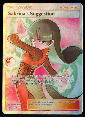 Sabrina's Suggestion #181 Mint Trainer Pokemon Card - Image 1 of 3