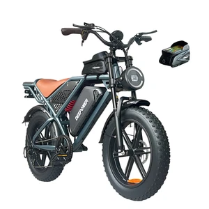 Electric Bike for Adult Peak 1500W MAX 48V/60Ah 160Mi+ 32MPH 20'' Fat Tire Ebike - Picture 1 of 36