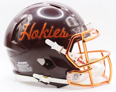 2025 Virginia Tech Hokies Custom Riddell Mini Helmet vs Louisville - Image 1 of 3