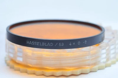 Hasselblad Drop-in  Lens Filter 63 Orange 4x O-2 - Image 1 of 2