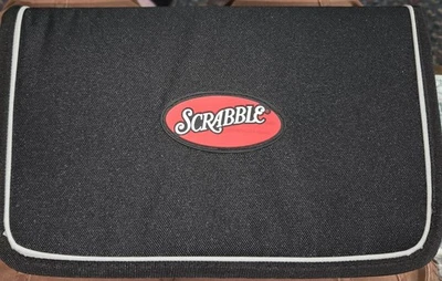 Scrabble Crossword Game Travel Folio Edition Zipped Case 2001 Complete Hasbro - Image 1 of 4