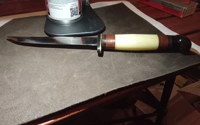 Cuchillo de hoja fija Weske, hecho 1946-52 Foto 1 de 4