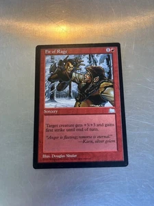 Fit of Rage Weatherlight Vintage Magic Karten LP KOSTENLOSER VERSAND - Bild 1 von 2