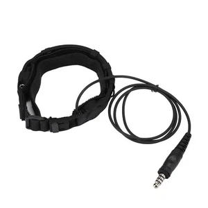 Z033Fg Für Ztactics Ptt Throat Mic Kopfhörer Mit Abs Nylon Nackenbü NTS - Zdjęcie 1 z 7