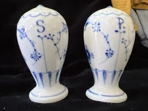 Juego de coctelera ROYAL COPENHAGEN Dinamarca porcelana acanalada azul SAL Y PIMIENTA - Imagen 1 de 9