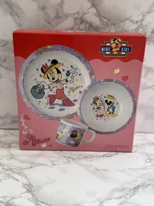 Vintage Disney Mickey Mouse & Minnie Mouse Plate Set RARE FIND Cole & Mason - Picture 1 of 13