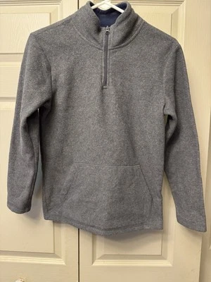The Children's Place Sweatshirt pullover Boy's GraySize L 10-12 1/4 Zip - Image 1 of 4