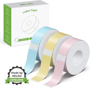 NELKO Genuine P21 Label Maker Tape, Adapted Label Print Paper, 14X40Mm (0.55"X1. - Picture 1 of 12
