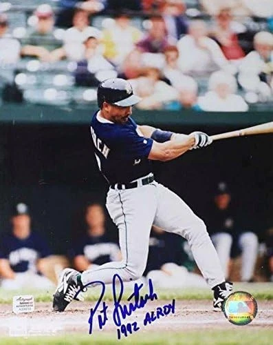 Foto brillante autografiada por Pat Listach "92 AL ROY" 8x10 Milwaukee Brewers Foto 1 de 1