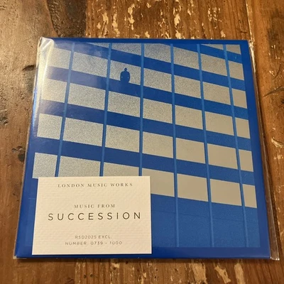 NEW SEALED Succession OST RSD 2025 7” Transparent Blue Vinyl NUMBER 0739 / 1000 - Image 1 of 2