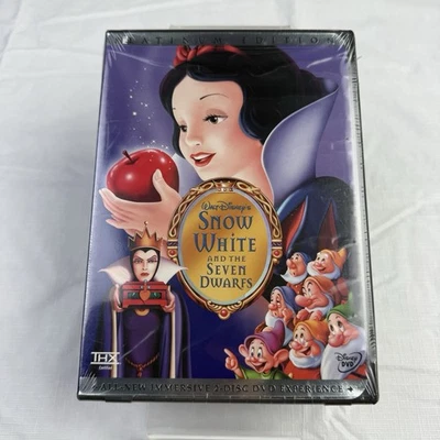 Snow White and the Seven Dwarfs (DVD, 2001, 2-Disc Set, Platinum Edition) NEW - Image 1 of 3