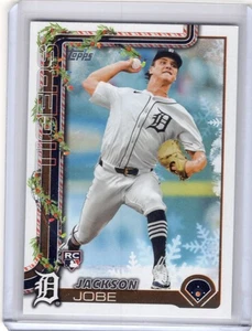 JACKSON JOBE 2025 Topps Holiday ROOKIE CARD #H160 - TIGERS - Picture 1 of 1