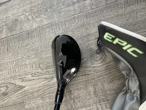Callaway Epic Super 6 27° Hybrid With Upgraded Hzrdus RDX Black Stiff 6.0 Shaft - Picture 1 of 7