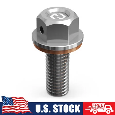 Magnetic Oil Drain Bolt Plug For Honda CRF 250R 250X 2004-2016 CRF450R 2009-2016 - Image 1 of 4