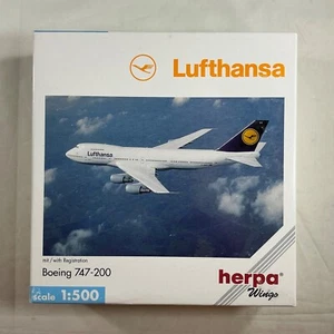 Herpa  516013 1:500 Diecast Airliner Lufthansa Boeing 747-200 - Picture 1 of 1