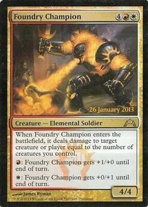 MTG - Promo - Pre-Release - Foundry Champion - Foil - NM - Bild 1 von 1