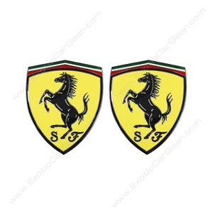 Escudos guardabarros réplica Scuderia Ferrari 458 - tachonados - Imagen 1 de 2