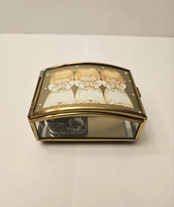 Hallmark Drei Engel Glas Spieluhr Spieluhr - Bild 1 von 10