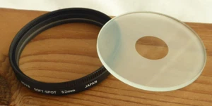 Hoya 52mm Spot Soft Set 2 filter glasses Made in Japan with Round Plastic Case - Picture 1 of 5