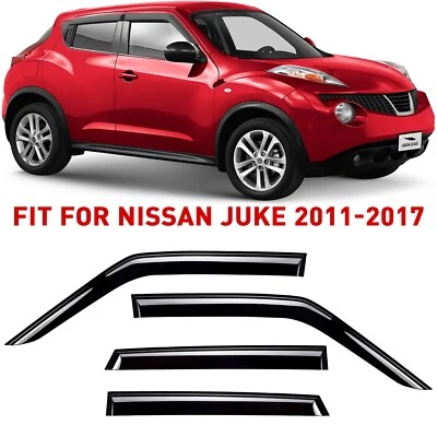 Protectores de lluvia viseras de ventilación para Nissan Juke 2011-2017 Foto 1 de 4