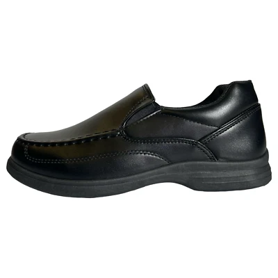 Hush Puppies Gavin Loafer Slip On Black 1079 Boys Shoes Size 4 - Image 1 of 4