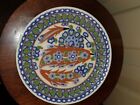 Celebi Cini Fabrikasi Turkish Heavily Enameled Ceramic Hanging Plate 8 3/8"