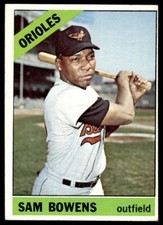 1966 Topps Sam Bowens + + Baltimore Orioles #412