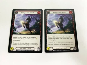 Rising Knee Thrust Red (X2) Welcome To Rathe UNLIMITED Flesh and Blood WTR104 - Picture 1 of 2