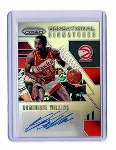 Dominique Wilkins 2019-20 Panini Prizm Sensational Signatures Silver Auto - Picture 1 of 2