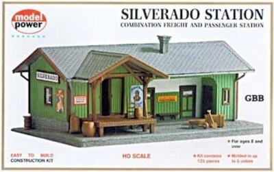 HO Scale SILVERADO STATION Kit Model Power New in Box 605 - Image 1 of 2