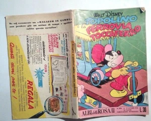 ALBI DELLA ROSA # 205 - MOUSE AND THE TOCCAFERRO RAILWAY - OCTOBER 12, 1958 - Picture 1 of 1