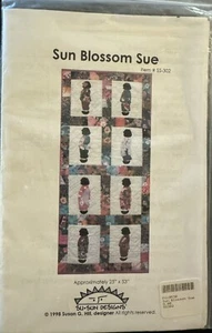 Sun Blossom Sue - Muster SS-302 SU-SUN DESIGNS von Susan Hill 25" x 53" ungeschnitten - Bild 1 von 2