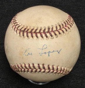 AL LOPEZ Signed Official MLB Baseball-HALL OF FAME-CHICAGO WHITE SOX-JSA - Picture 1 of 9