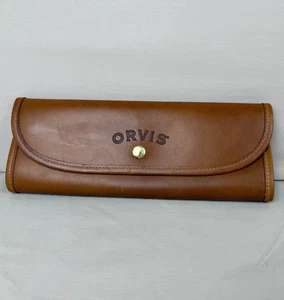 Orvis Galco Travel Map Road Atlas Leather Case with Magnifying Glass Made in USA - Picture 1 of 13
