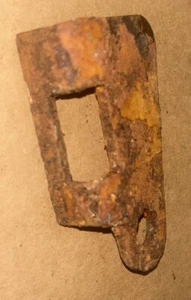 Cerradura de pestillo de pedal de freno Oliver blanco tractor oxidado NOS - Imagen 1 de 2