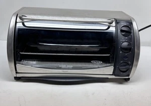 Black and Decker Countertop Toaster Oven Broiler Stainless Steel +Trays CTO650 - Picture 1 of 10