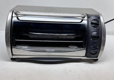 Black and Decker Countertop Toaster Oven Broiler Stainless Steel +Trays CTO650 - Image 1 of 4