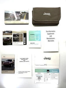 2017 Jeep Cherokee Owners Manual w/ Case OEM - Picture 1 of 11